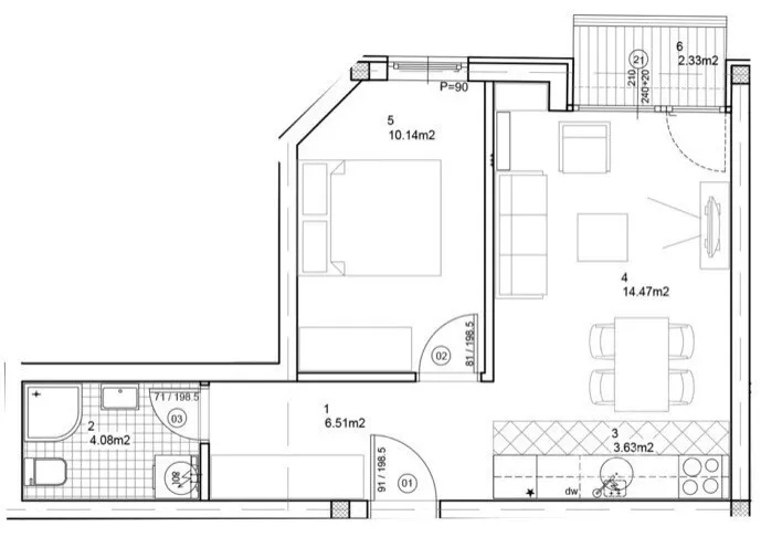 Dvosoban stan | 4zida