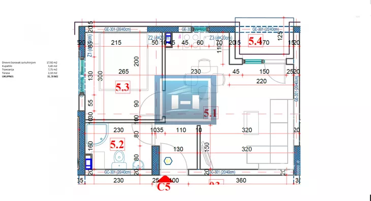 Jednosoban stan | 4zida