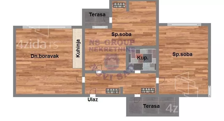 Trosoban stan | 4zida