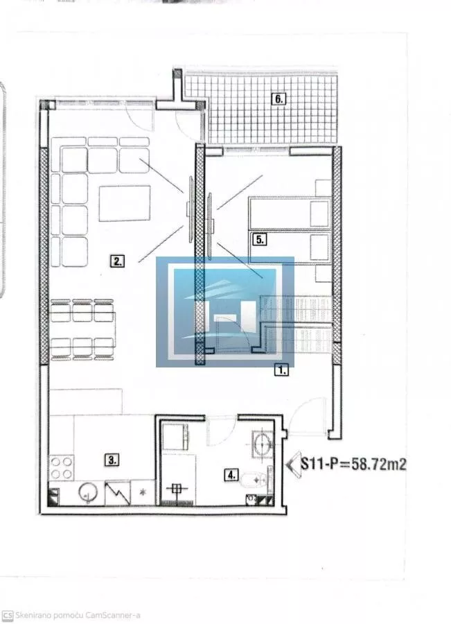 Jednoiposoban stan | 4zida