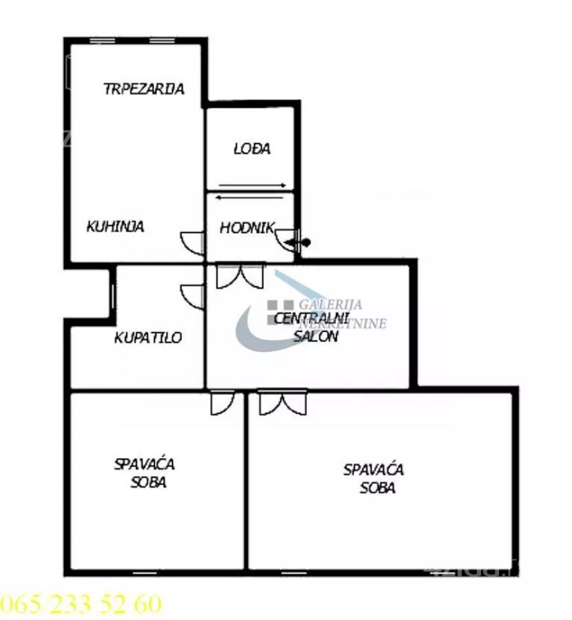 Trosoban stan | 4zida