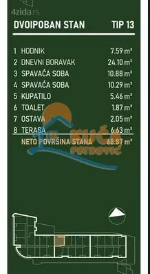 Dvoiposoban stan | 4zida