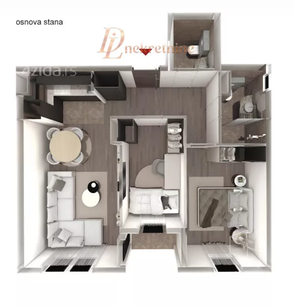 Dvoiposoban stan | 4zida