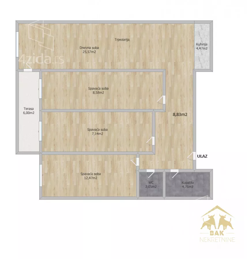 Četvorosoban stan | 4zida