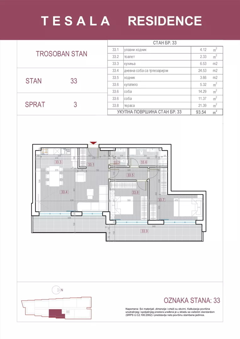 Trosoban stan | 4zida