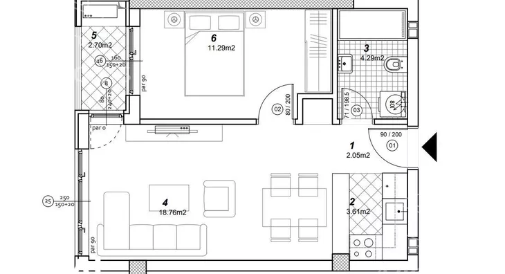 Dvosoban stan | 4zida