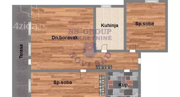 Trosoban stan | 4zida