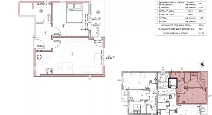 Jednoiposoban stan | 4zida