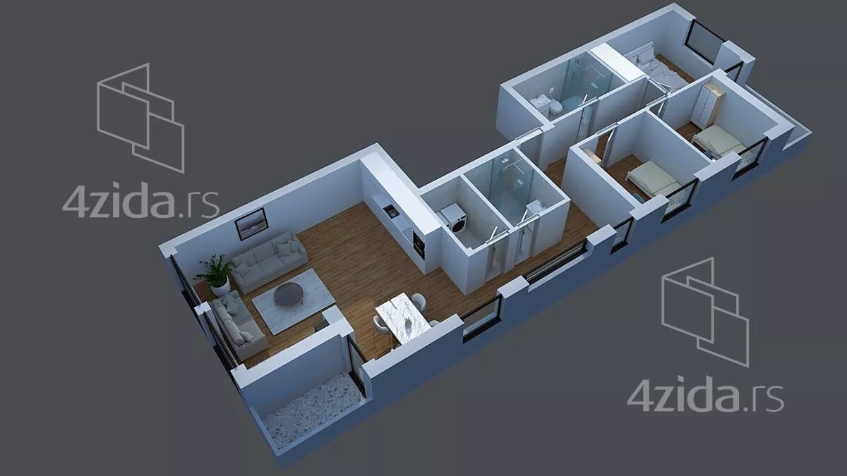 Četvorosoban stan | 4zida