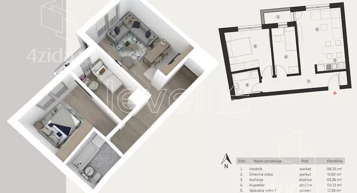 Dvoiposoban stan | 4zida