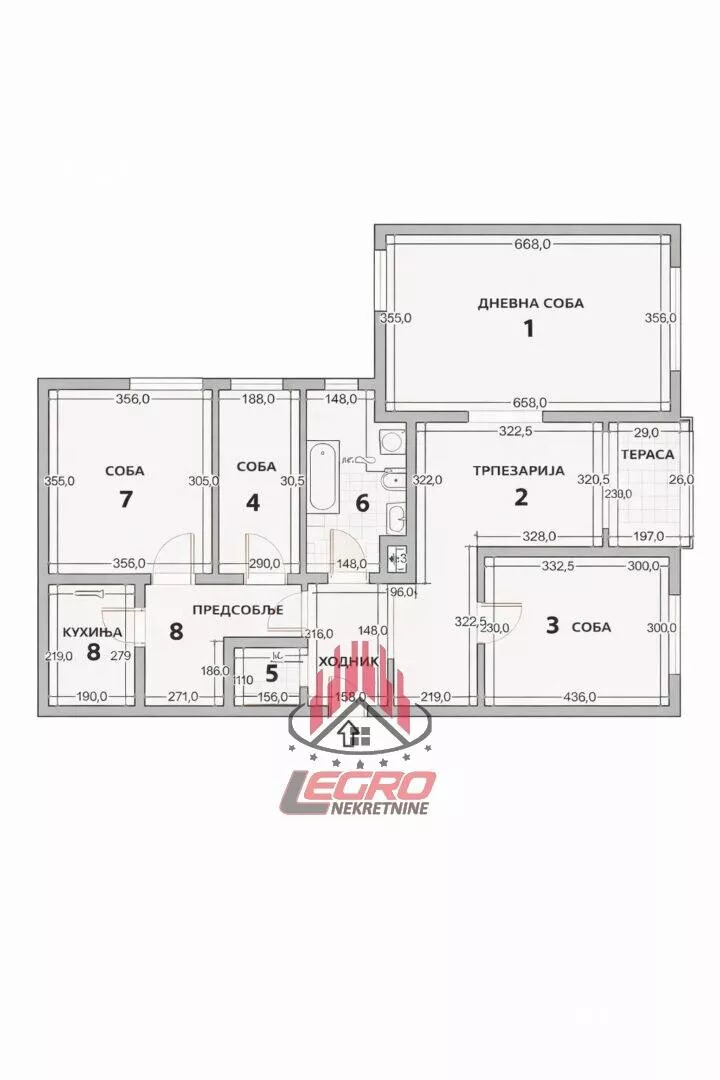 Četvoroiposoban stan | 4zida