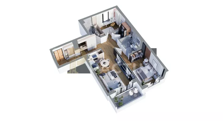 Trosoban stan | 4zida