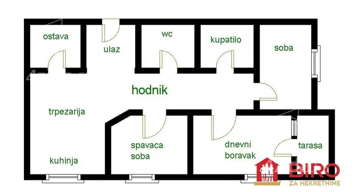 Trosoban stan | 4zida