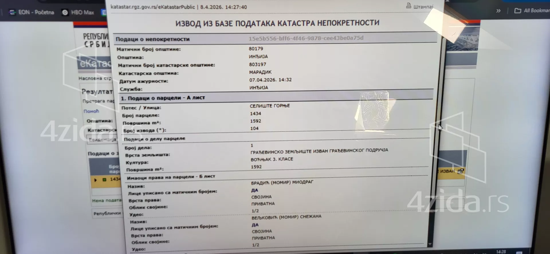 Građevinsko zemljište | 4zida