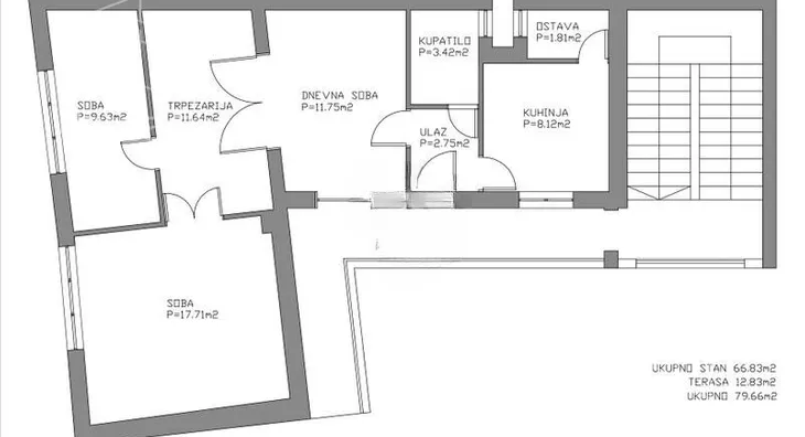 Trosoban stan | 4zida
