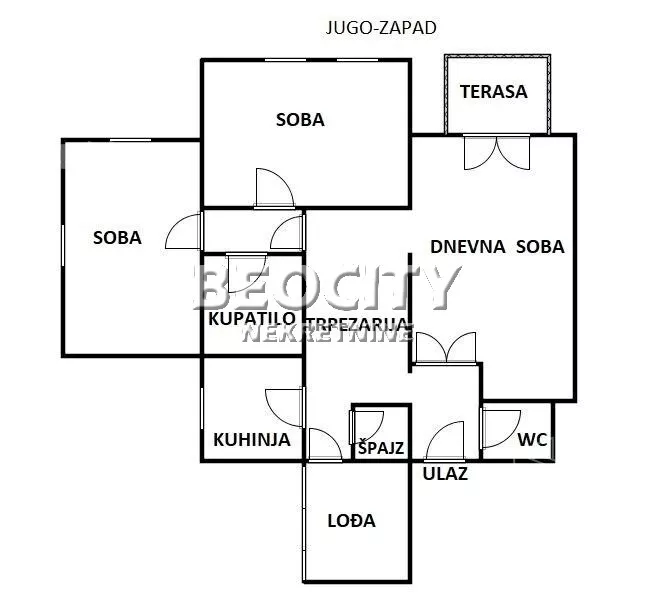 Trosoban stan | 4zida