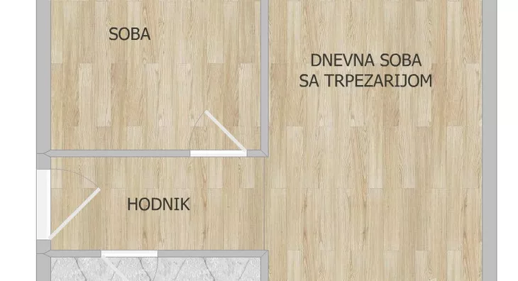 Jednoiposoban stan | 4zida