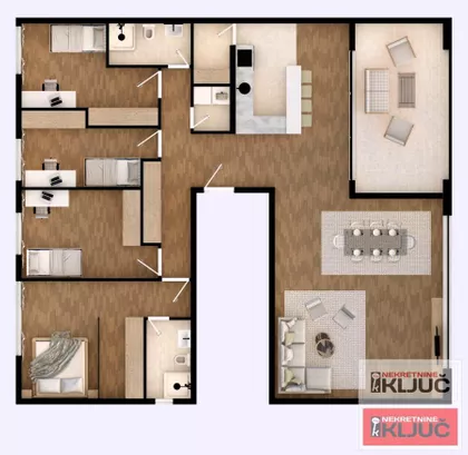 Apartment for sale · 148 m² · Veternik, Gradske lokacije, Novi Sad