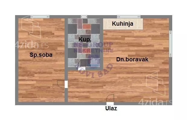 Jednoiposoban stan | 4zida