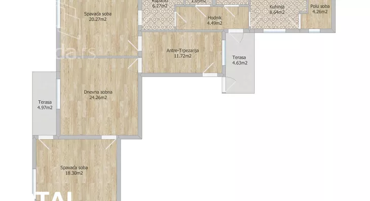 Troiposoban stan | 4zida