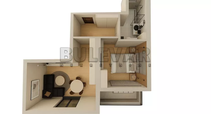 Jednoiposoban stan | 4zida