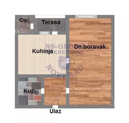 Jednosoban stan | 4zida
