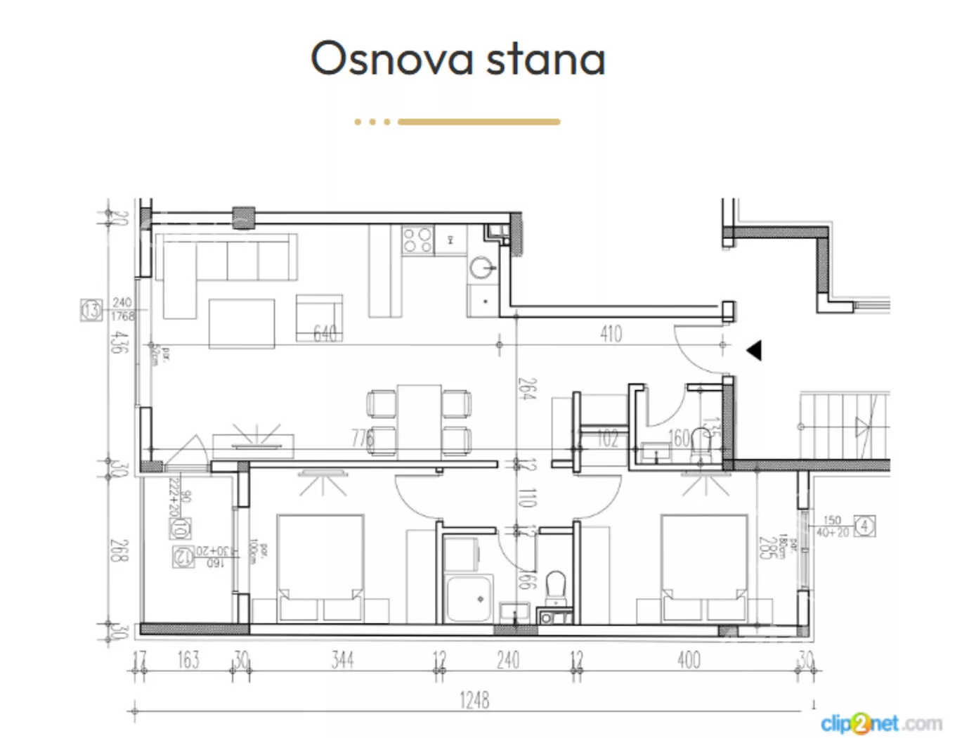 Trosoban stan | 4zida