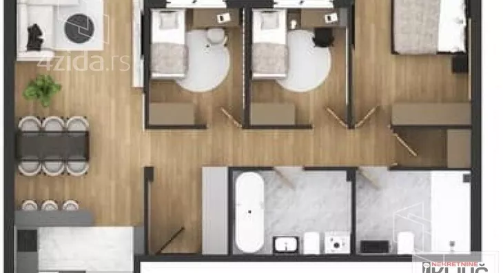 Četvorosoban stan | 4zida