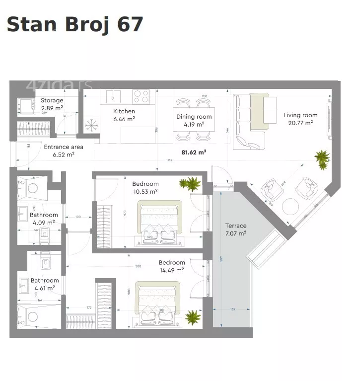 Četvorosoban stan | 4zida