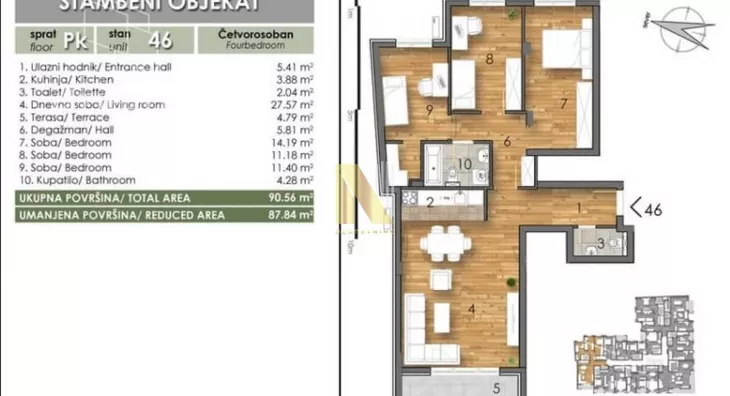 Četvorosoban stan | 4zida