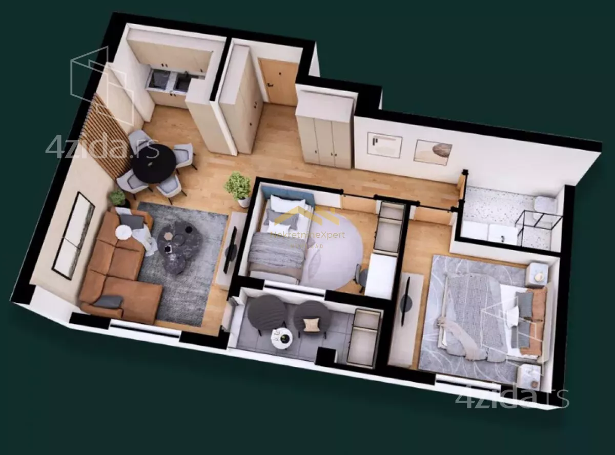 Dvoiposoban stan | 4zida