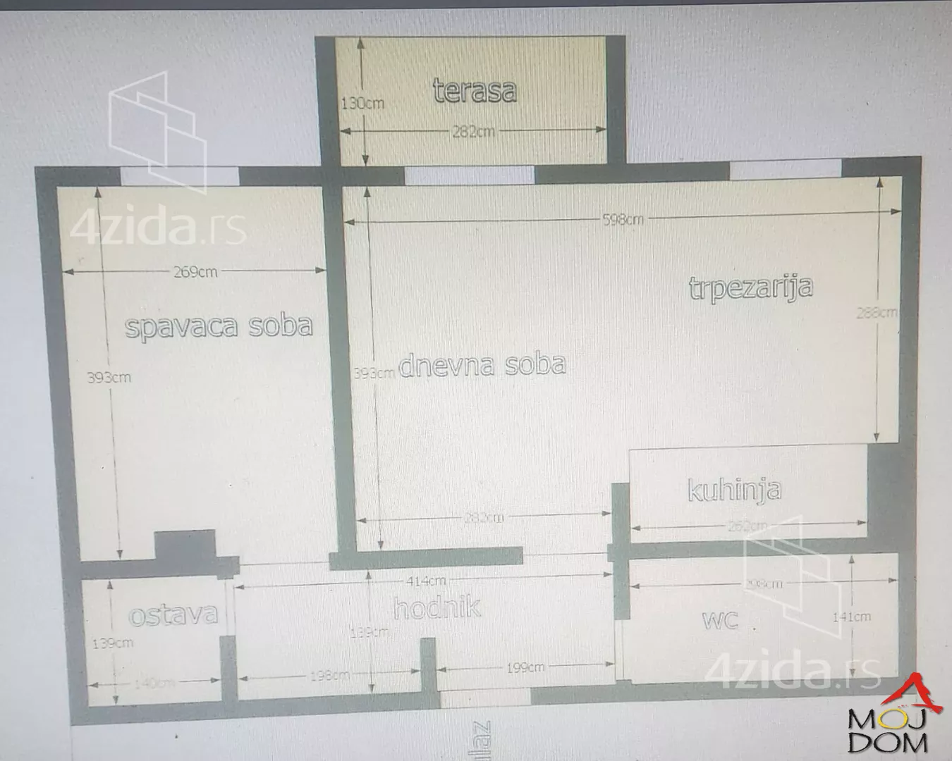 Dvosoban stan | 4zida