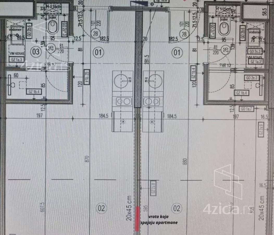 Dvosoban stan | 4zida