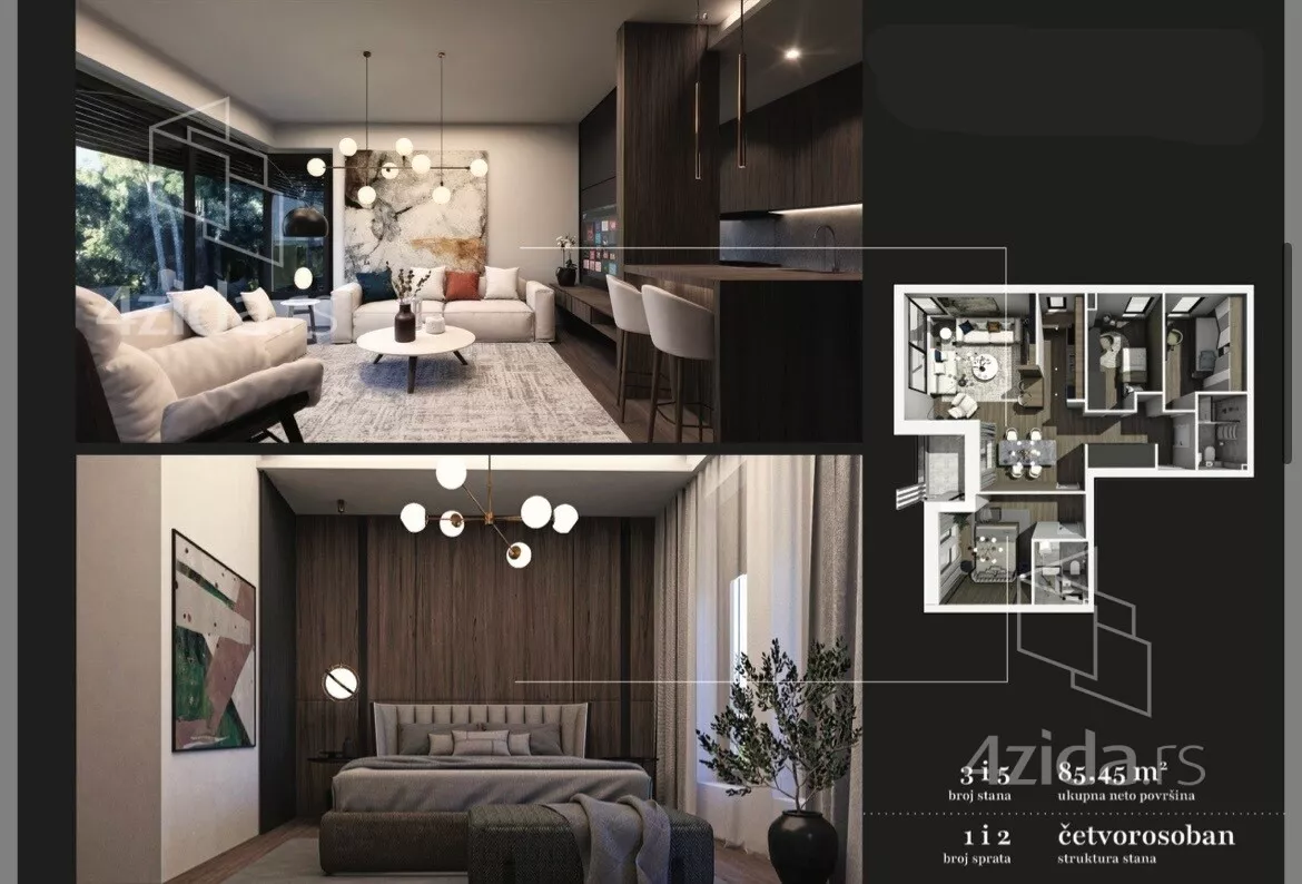 Četvorosoban stan | 4zida