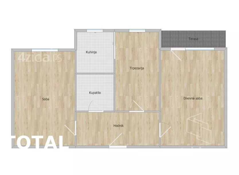 Dvosoban stan | 4zida