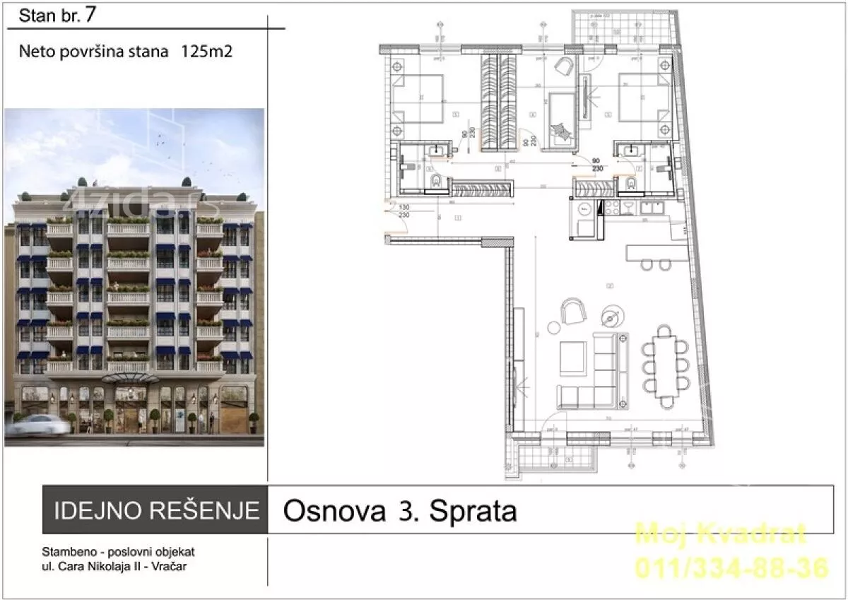 Troiposoban stan | 4zida