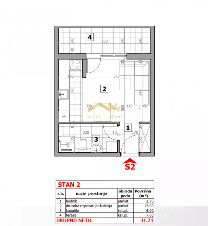 Garsonjera | 4zida