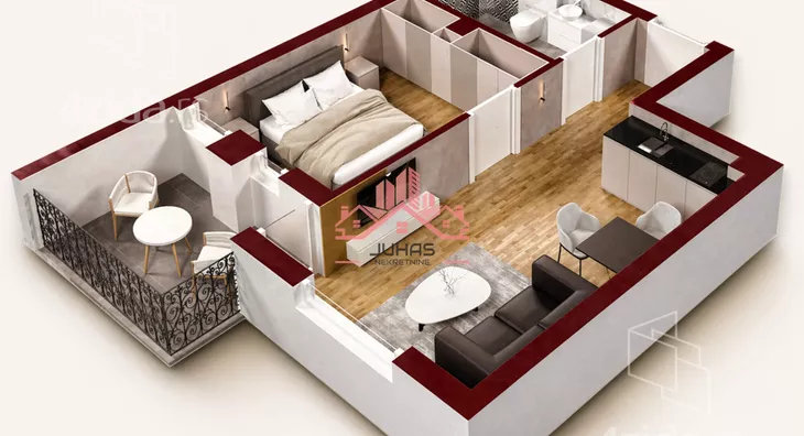 Dvosoban stan | 4zida