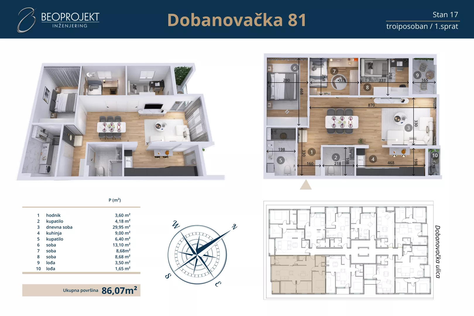 Troiposoban stan | 4zida