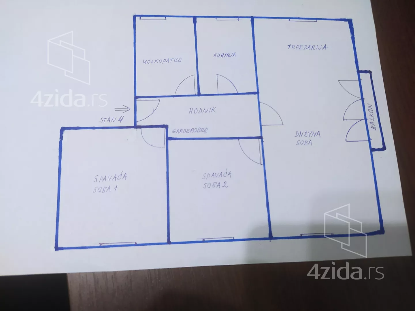 Trosoban stan | 4zida