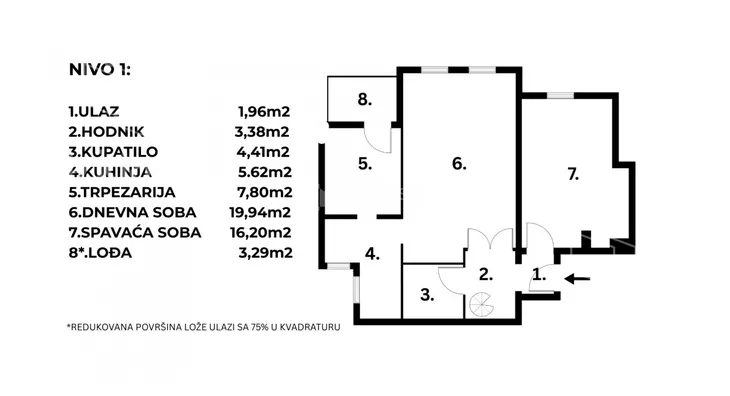 Troiposoban stan | 4zida