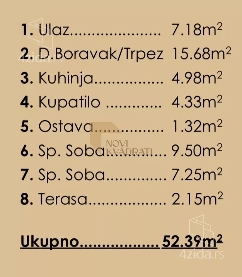 Trosoban stan | 4zida