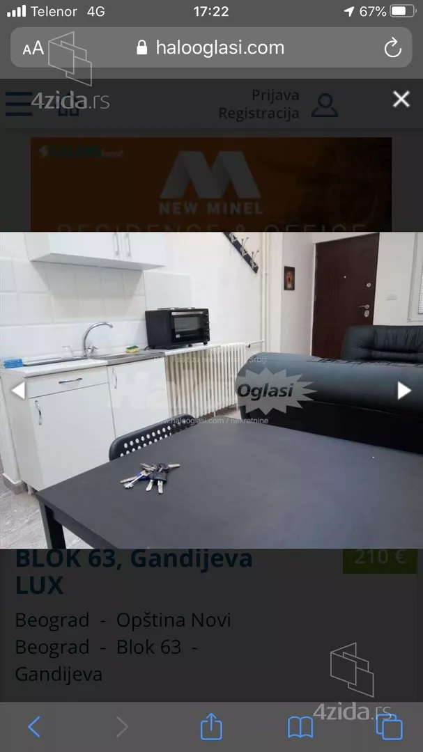 Jednoiposoban stan | 4zida