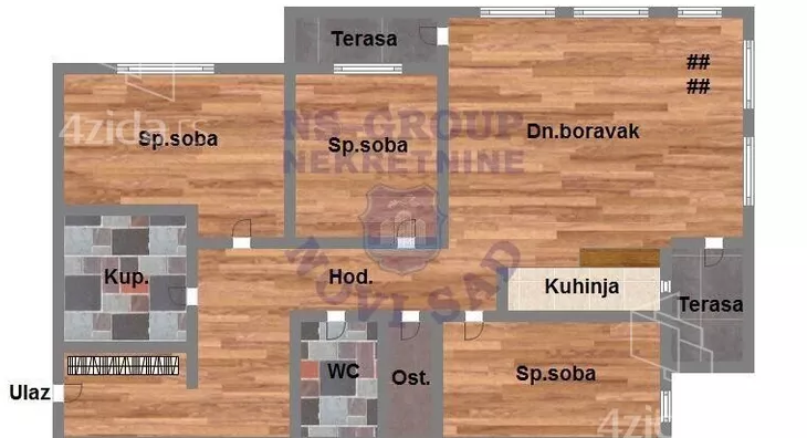 Četvorosoban stan | 4zida