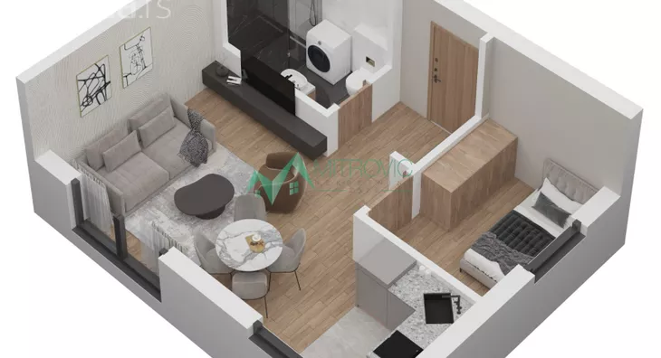 Jednoiposoban stan | 4zida