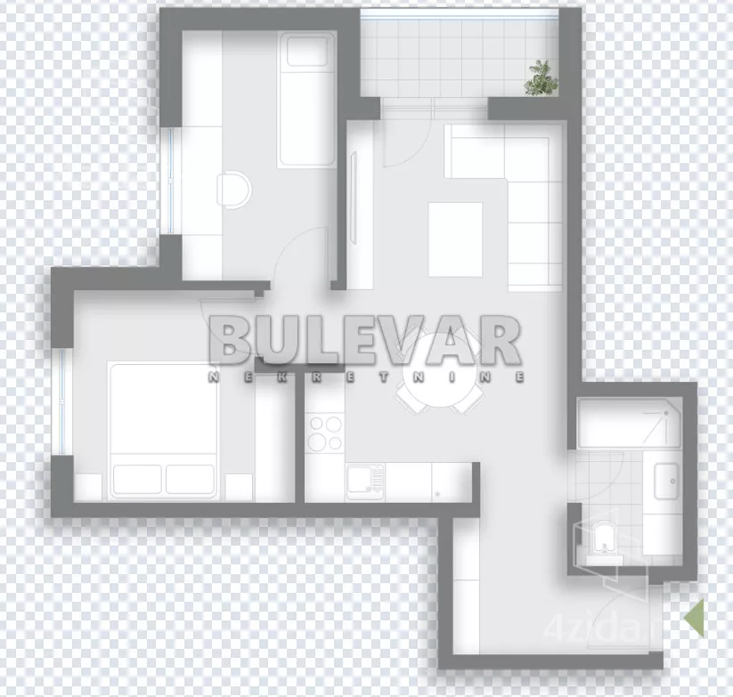 Dvoiposoban stan | 4zida