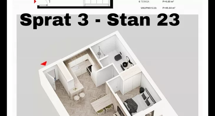 Jednoiposoban stan | 4zida