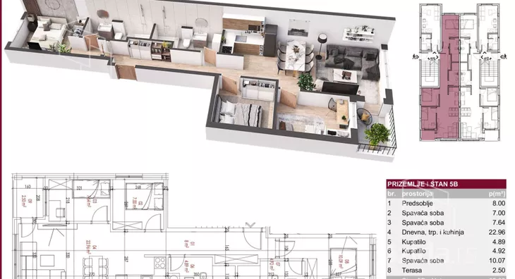 Troiposoban stan | 4zida