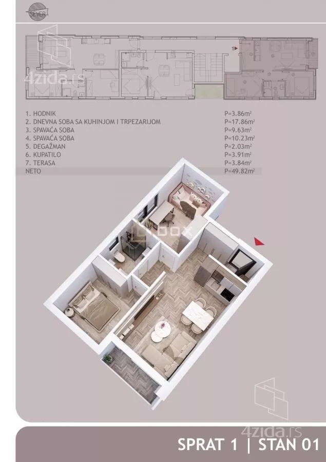 Dvoiposoban stan | 4zida