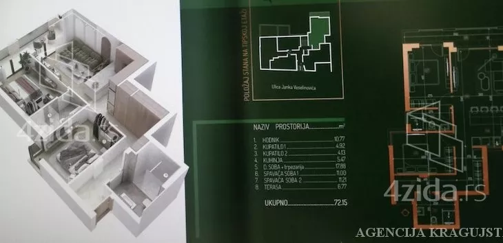 Jednoiposoban stan | 4zida